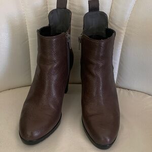 Bella Vita Dark Taupe Ankle Booties